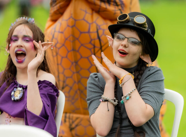 People enjoying Party in the Park